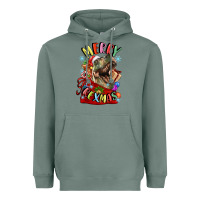Sage t rex merry rexmas Heavyweight Hoodie - LillyAllenDesigns