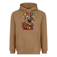 Toasted Coconut t rex merry rexmas Heavyweight Hoodie - LillyAllenDesigns