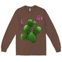 Chestnut heart cactus Long Sleeve Tee - Jasminsmagicworld