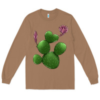 Toasted Coconut heart cactus Long Sleeve Tee - Jasminsmagicworld