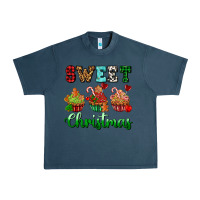 Midnight Navy sweet Christmas with cupcake Urban Heavy Tee - AdoDesignShop