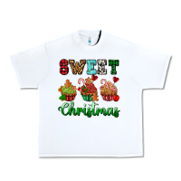 White sweet Christmas with cupcake Urban Heavy Tee - AdoDesignShop