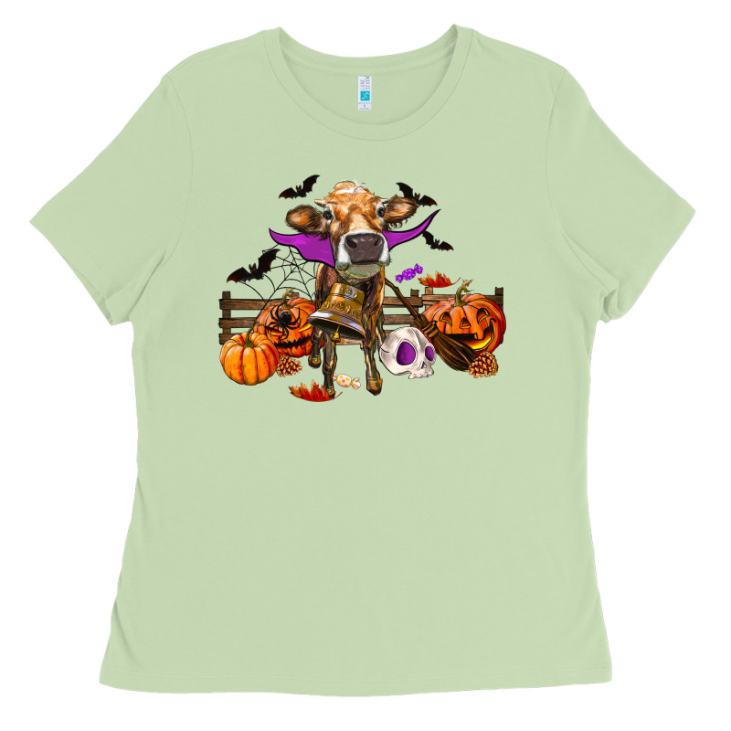 Heifer Cow Halloween Ladies Tee by RanaPortraitStore | Teevron