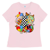 Bubblegum Pink retro autism awareness Ladies Tee - JahusDesignShop
