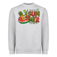 Heather Grey sweet summer time Heavyweight Sweatshirt - Jasminsmagicworld