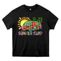 Black summer camp Heavy Core Tee - Zillion Design Studio
