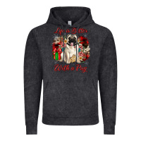 Vintage Black Christmas life is better with a pug Vintage Hoodie - JahusDesignShop