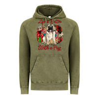 Vintage Olive Christmas life is better with a pug Vintage Hoodie - JahusDesignShop