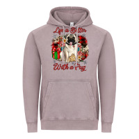 Christmas Life Is Better With A Pug Vintage Hoodie | Teevron