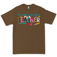 Cacao my favorite people call me teacher Premium Tee - texasbilliewilder