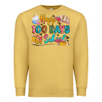 Antique Gold happy 100 days of school Premium Sweatshirt - Artiststas