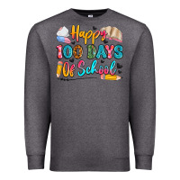Charcoal Heather happy 100 days of school Premium Sweatshirt - Artiststas
