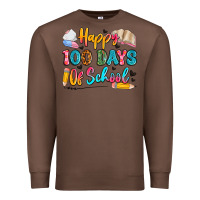 Chestnut happy 100 days of school Premium Sweatshirt - Artiststas