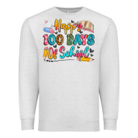 Oatmeal Heather happy 100 days of school Premium Sweatshirt - Artiststas