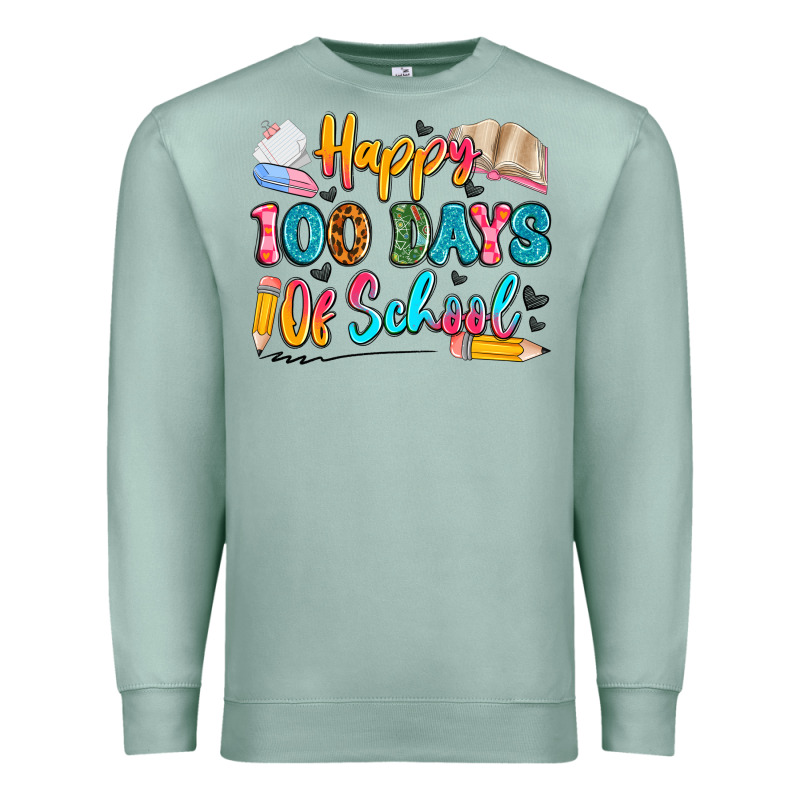Happy 100 Days Of School Premium Sweatshirt by Artiststas | Teevron