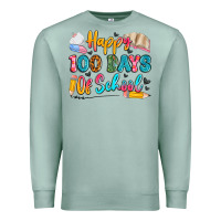 Seafoam happy 100 days of school Premium Sweatshirt - Artiststas