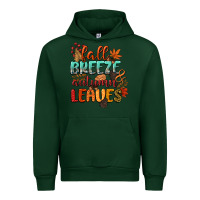 Forest Green fall breeze and autumn leaves Urban Hoodie - CowGirlArtShop
