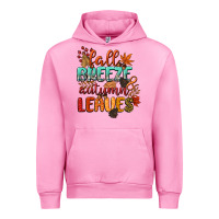 Fuchsia Pink fall breeze and autumn leaves Urban Hoodie - CowGirlArtShop