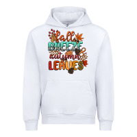 White fall breeze and autumn leaves Urban Hoodie - CowGirlArtShop
