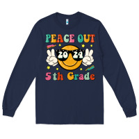 Navy peace out 2024 5th grade Long Sleeve Tee - JahusDesignShop