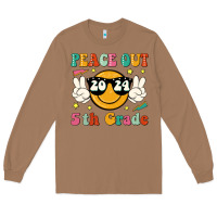 Toasted Coconut peace out 2024 5th grade Long Sleeve Tee - JahusDesignShop