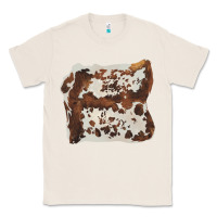 Natural hand drawn cowhide cow fur Classic Tee - BarkalooDesign