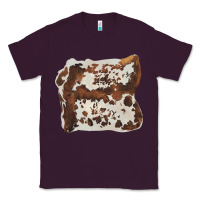 Plum hand drawn cowhide cow fur Classic Tee - BarkalooDesign