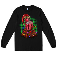 Black christmas rooster Long Sleeve Tee - BarkalooDesign