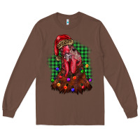 Chestnut christmas rooster Long Sleeve Tee - BarkalooDesign