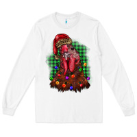 White christmas rooster Long Sleeve Tee - BarkalooDesign