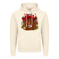 Vintage Artic christmas red angus Vintage Hoodie - JahusDesignShop