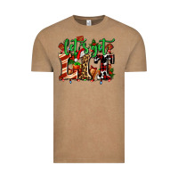 Vintage Coffee lets get lit with Christmas Vintage Tee - AdoDesignShop