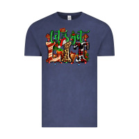 Vintage Denim lets get lit with Christmas Vintage Tee - AdoDesignShop