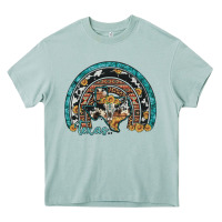 Arona texas map sunflower leopard cowhide aztec turquoise gemstone rainbow Heavy Core Tee - Artiststas