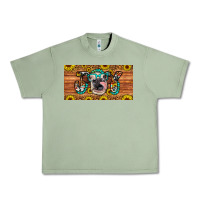 Oil Green joy license plate Urban Heavy Tee - Artiststas