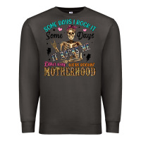 Smoke some days i rock it some days it rocks me either w Premium Sweatshirt - Artiststas