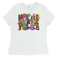 White Hocus pocus Ladies Tee - RanaPortraitStore