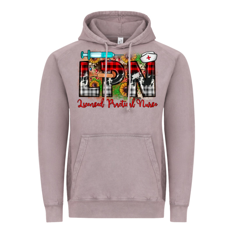 Christmas Lpn Licensed Practical Nurse Vintage Hoodie by JahusDesignShop | Teevron