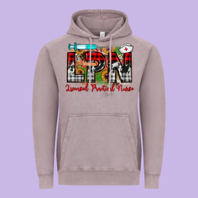 Christmas Lpn Licensed Practical Nurse Vintage Hoodie Designed By Jahusdesignshop