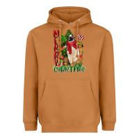 Meerkat merry christmas penguin Heavyweight Hoodie - LillyAllenDesigns
