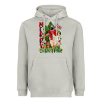 Moon Dust merry christmas penguin Heavyweight Hoodie - LillyAllenDesigns