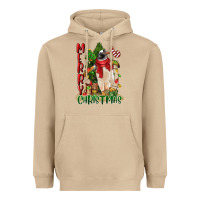 Mushroom merry christmas penguin Heavyweight Hoodie - LillyAllenDesigns
