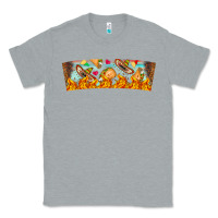 Heather Grey Nach Valentine Classic Tee - CowhideDigitalArt
