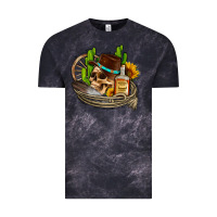 Cloud Black cowboy cactus  sunflowers whiskey Vintage Tee - AdoDesignShop