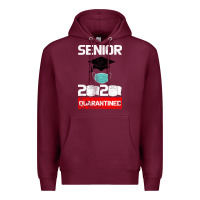 Burgundy Senior 2020 Quarantined Premium Hoodie - Bettercallsaul