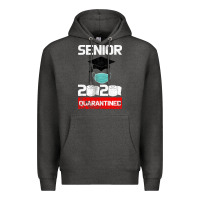 Charcoal Heather Senior 2020 Quarantined Premium Hoodie - Bettercallsaul