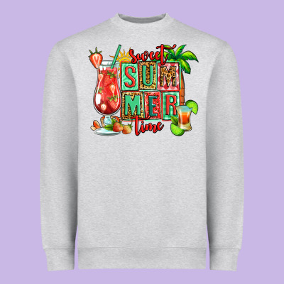 Sweet Summer Time Margarita Heavyweight Sweatshirt Designed By Jasminsmagicworld