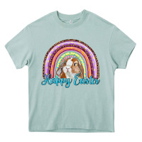 Arona happy easter rainbow bunny Heavy Core Tee - RanaPortraitStore