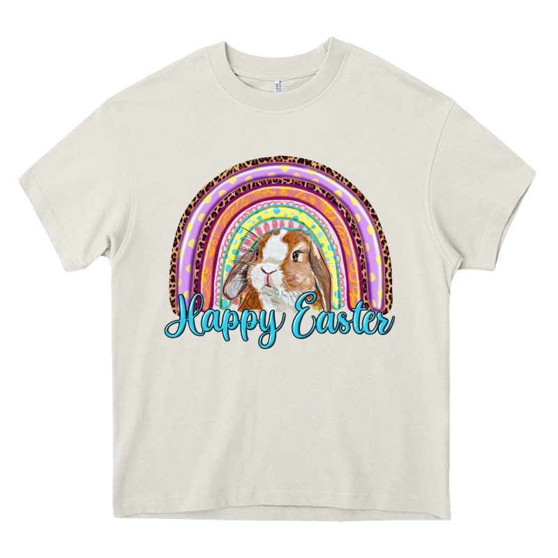 Happy Easter Rainbow Bunny Heavy Core Tee by RanaPortraitStore | Teevron
