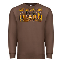 Chestnut she works hard for the honey Premium Sweatshirt - Artiststas
